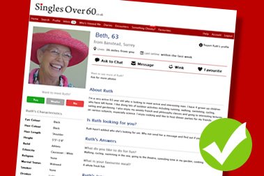 Writing an online dating profile over 40